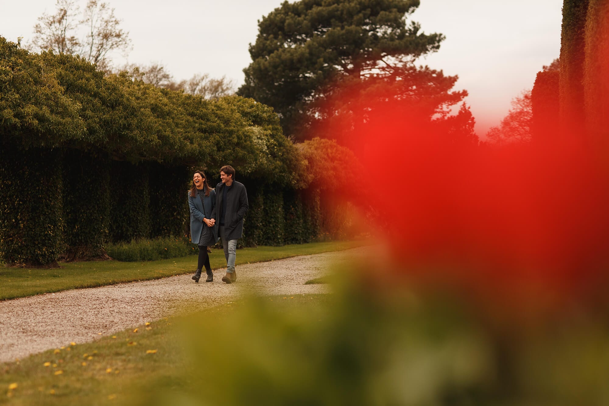 pre wedding shoot in Thornton manor grounds