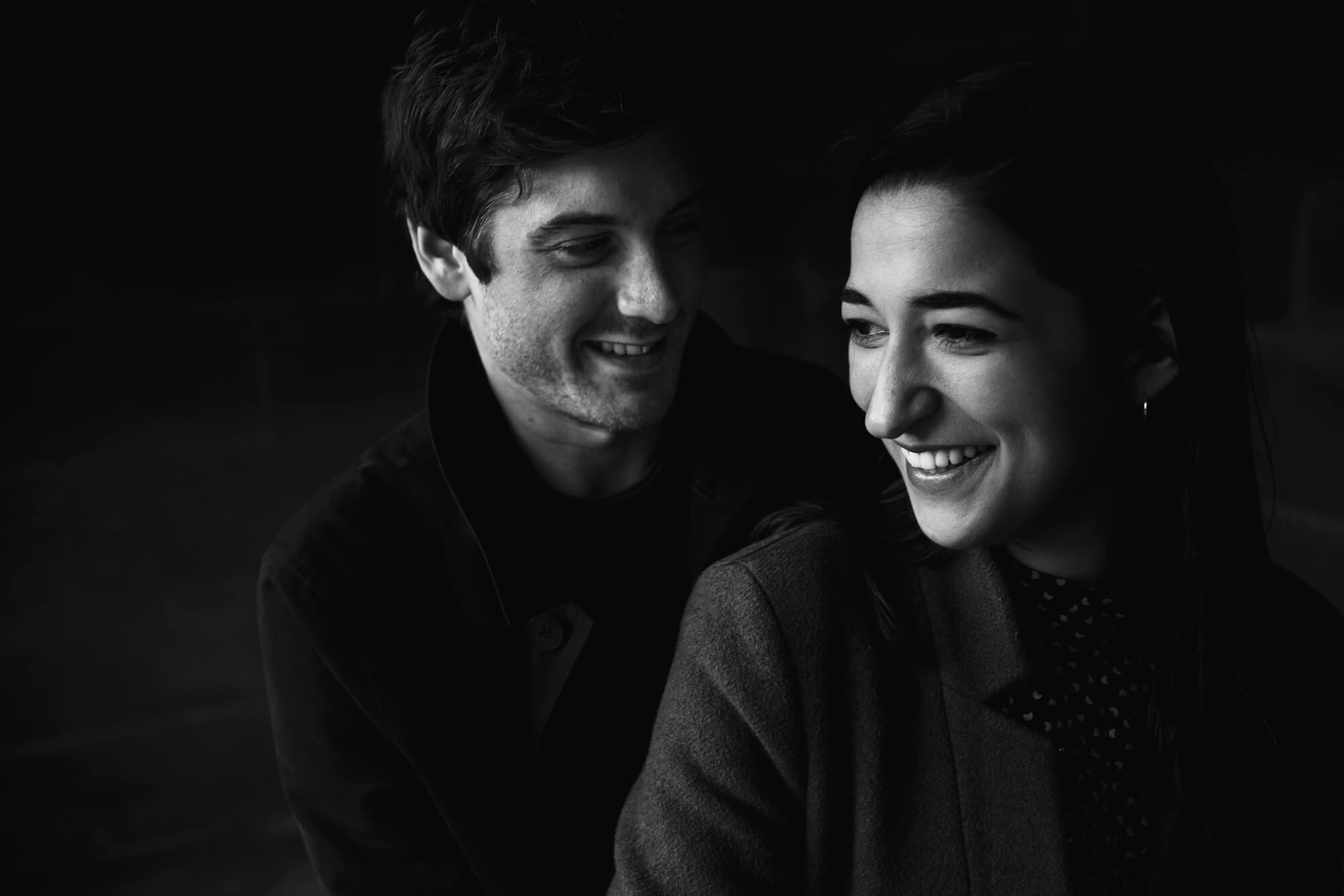 happy bride and groom to be