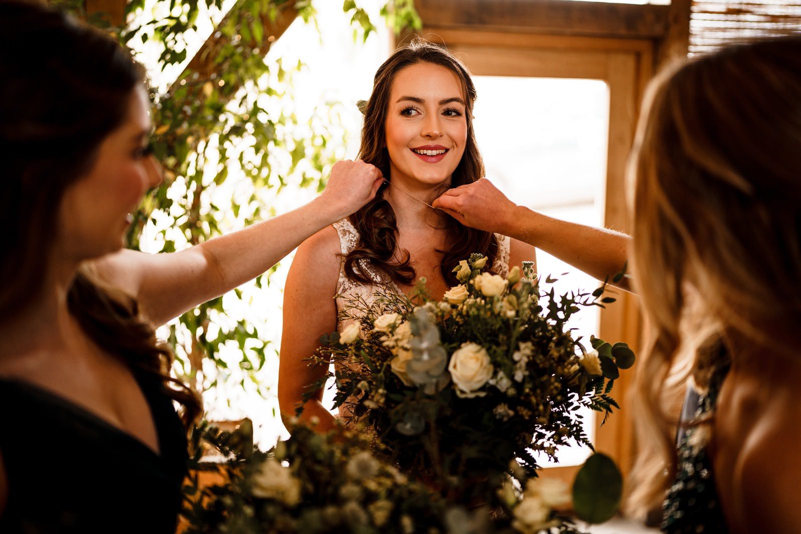Bridal Preparations At Cripps barn