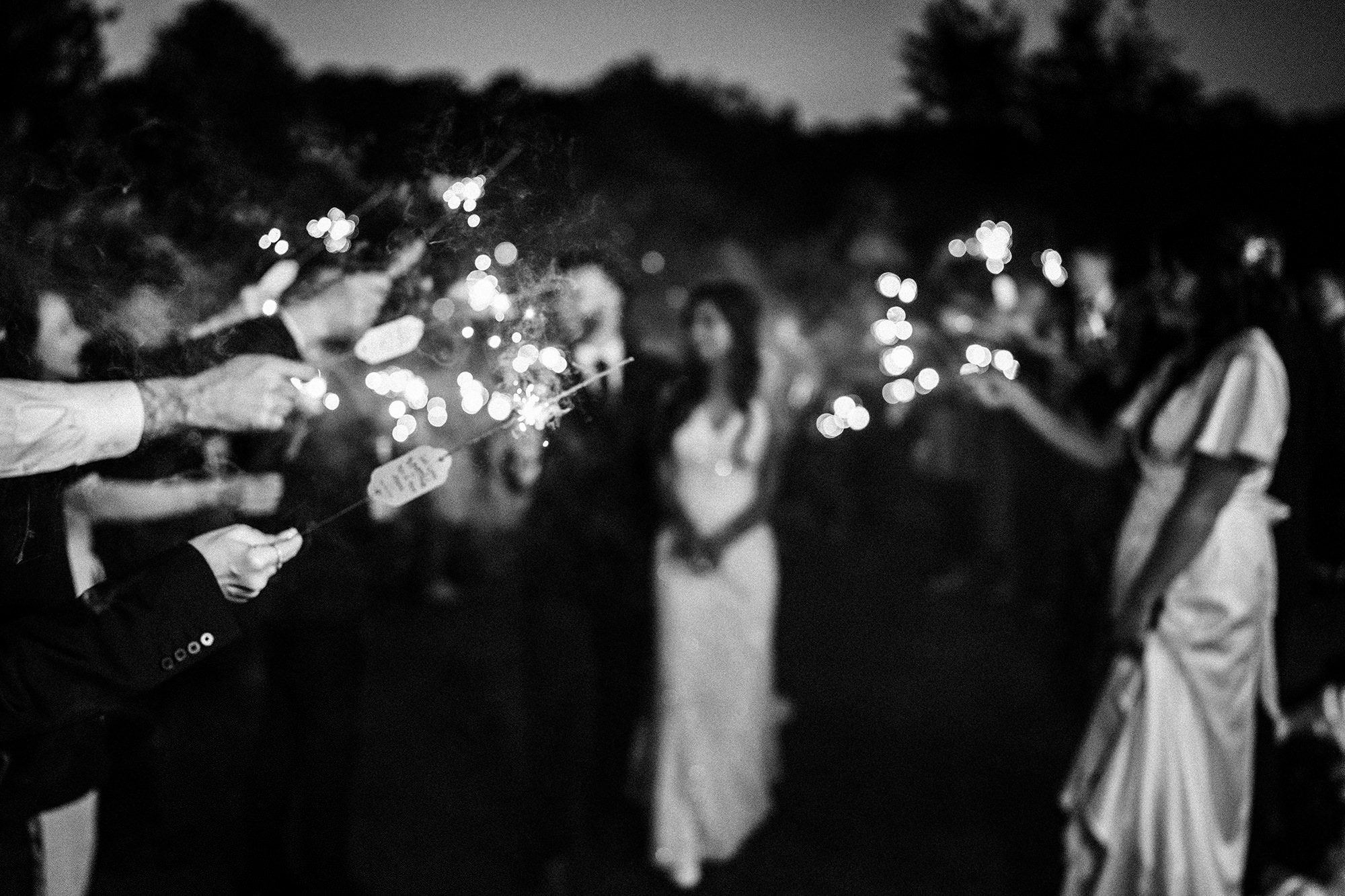 hyde house wedding photography night time