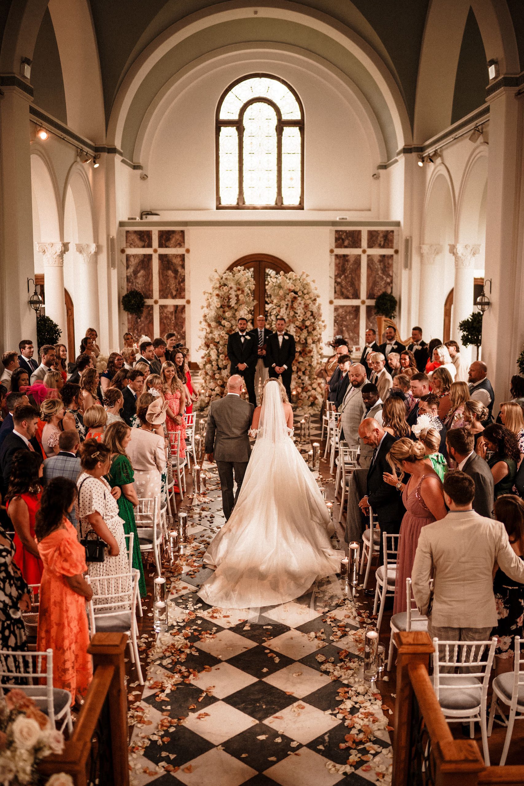 Hawkstone Hall wedding cermeomny