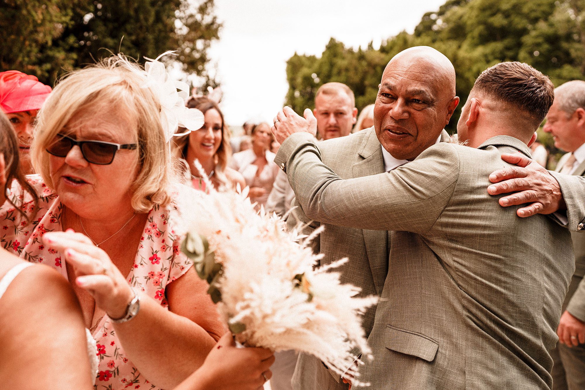 Woodhill Hall Wedding Photos of guests