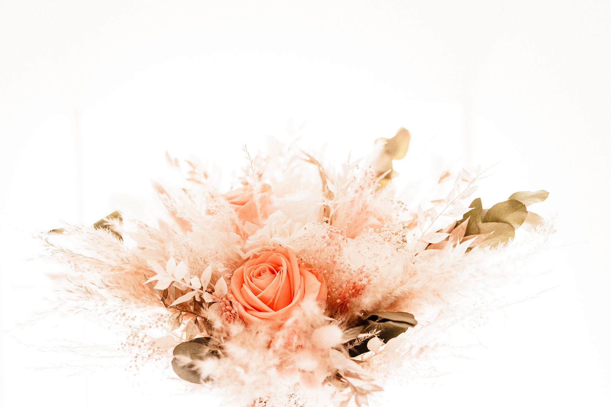 bridal bouquet in nice light at Woodhill Hall