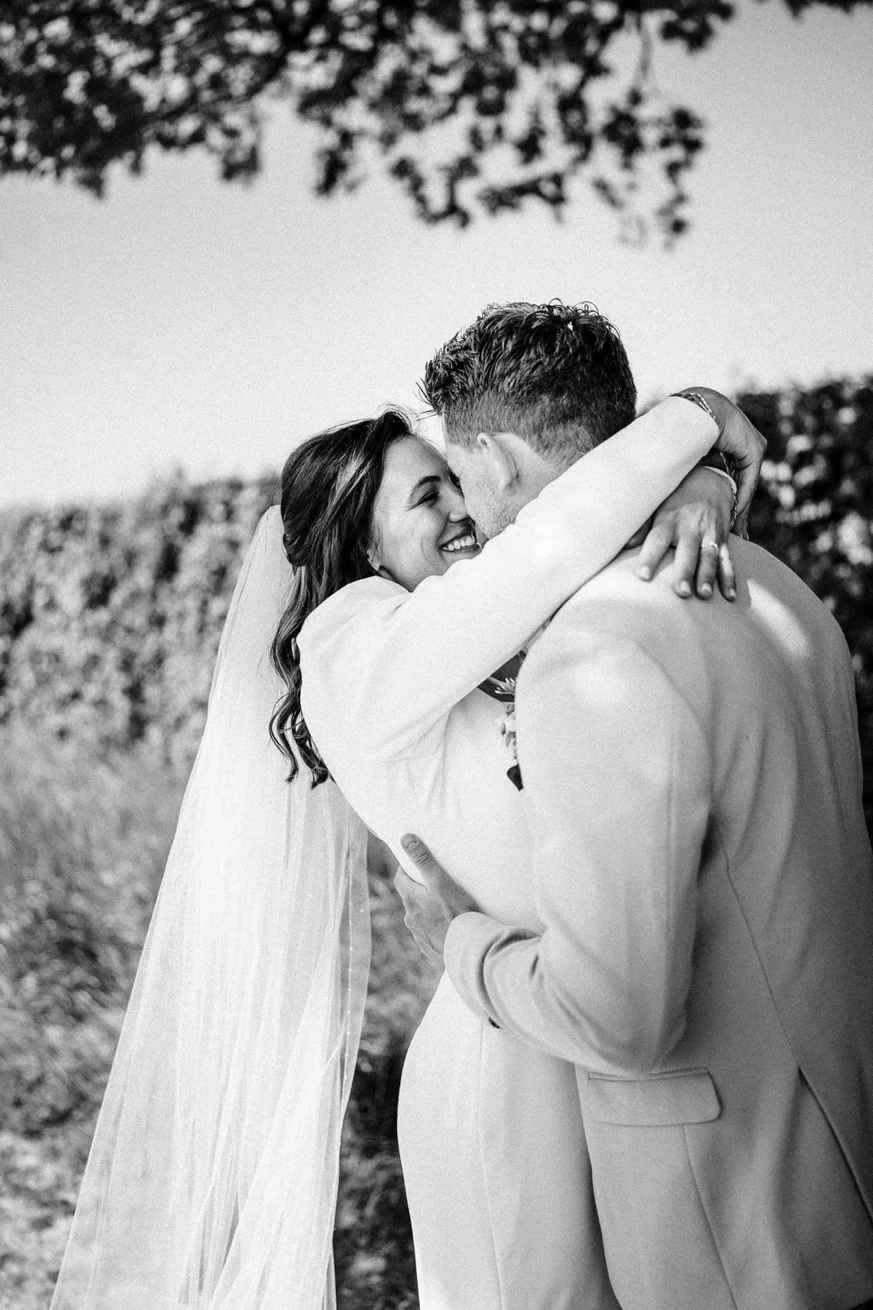 bride and groom at no3 chateau wedding