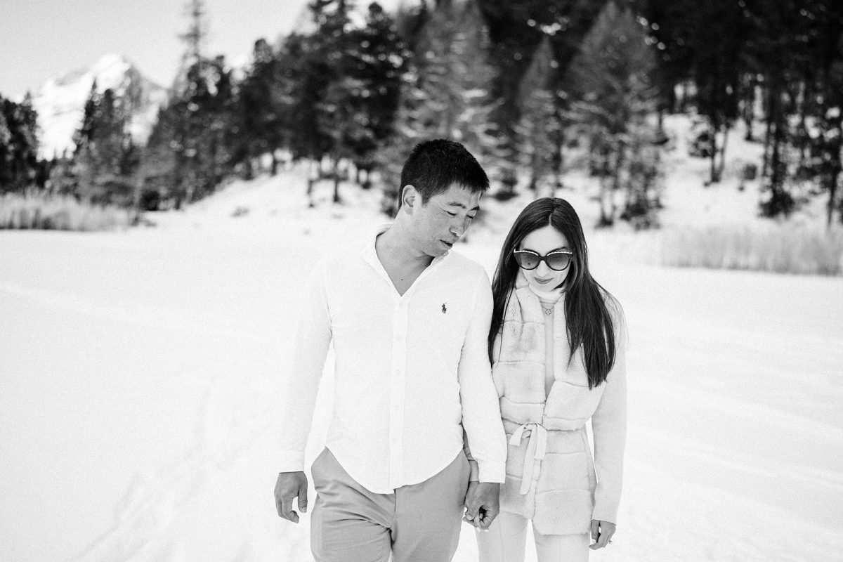 St Moritz Pre Wedding Shoot
