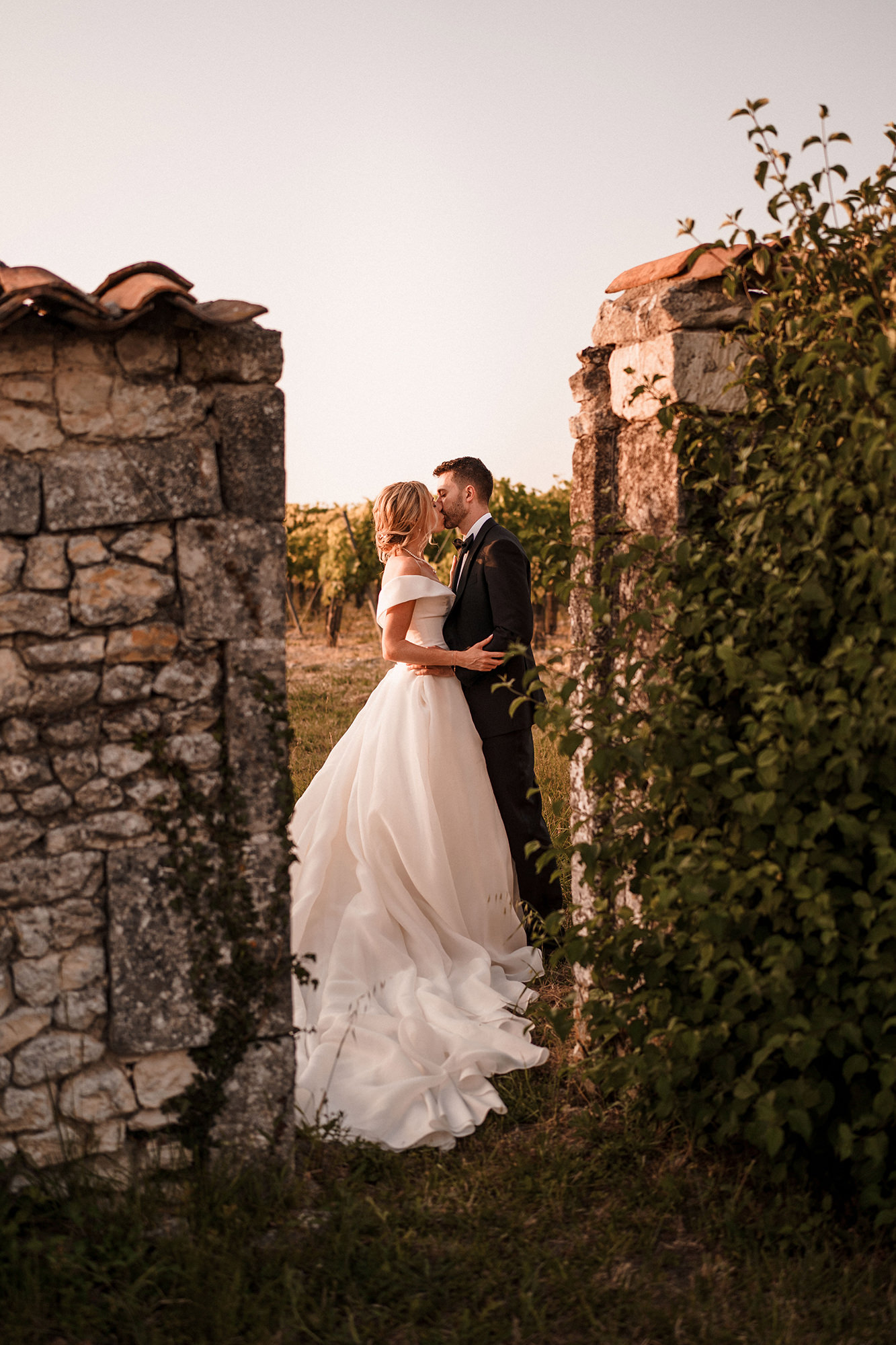 tuscan wedding portraits