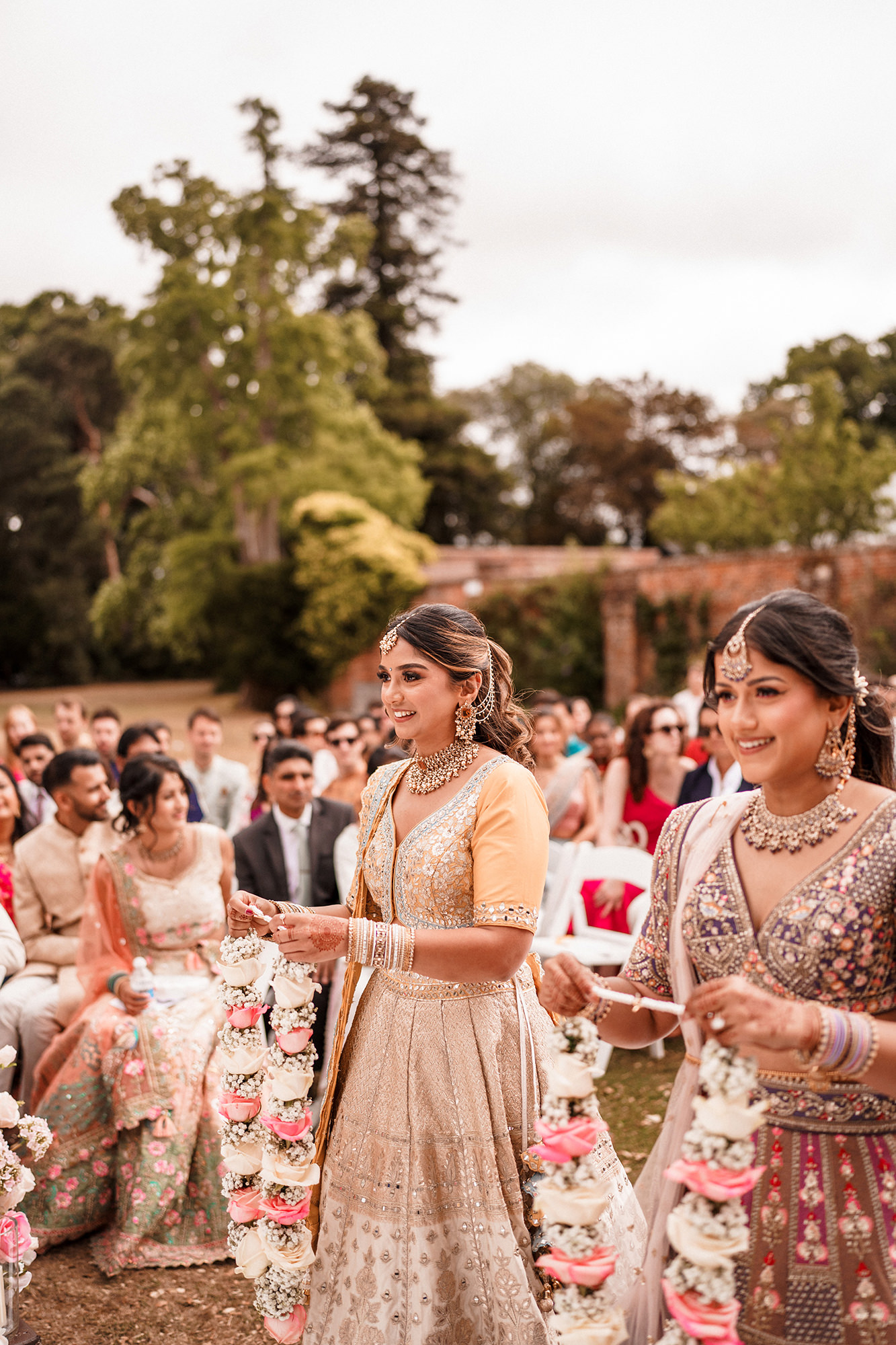 Wedding breakfast details at Braxted Park reception