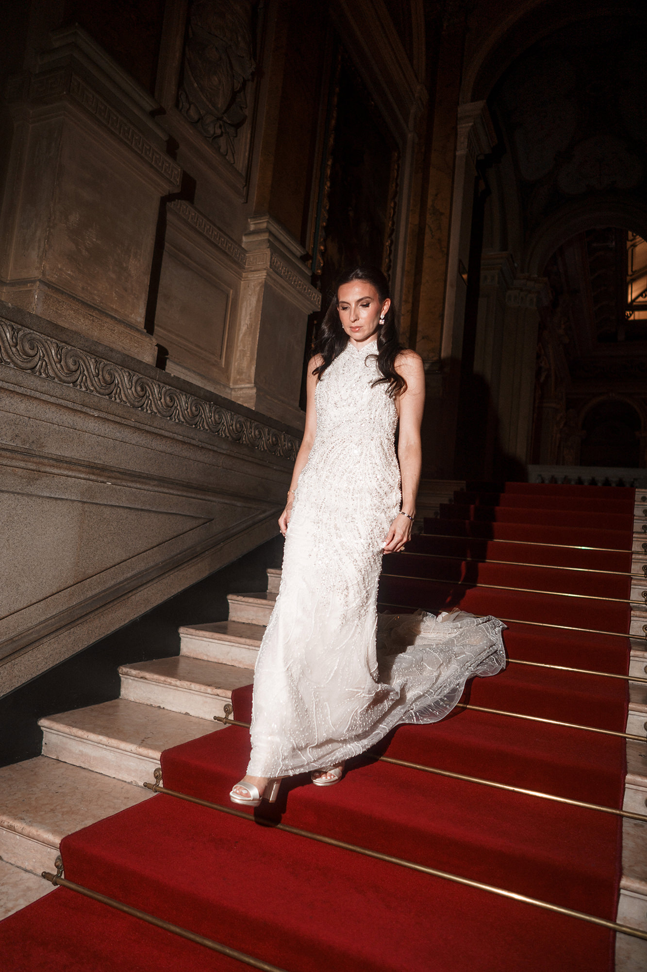 Evening celebrations at Villa Erba