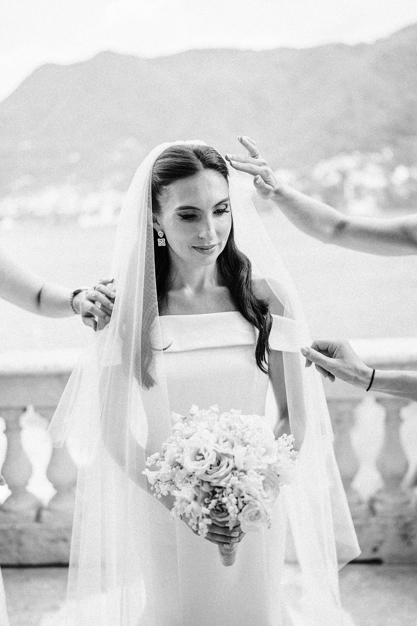 Confetti moment after the ceremony