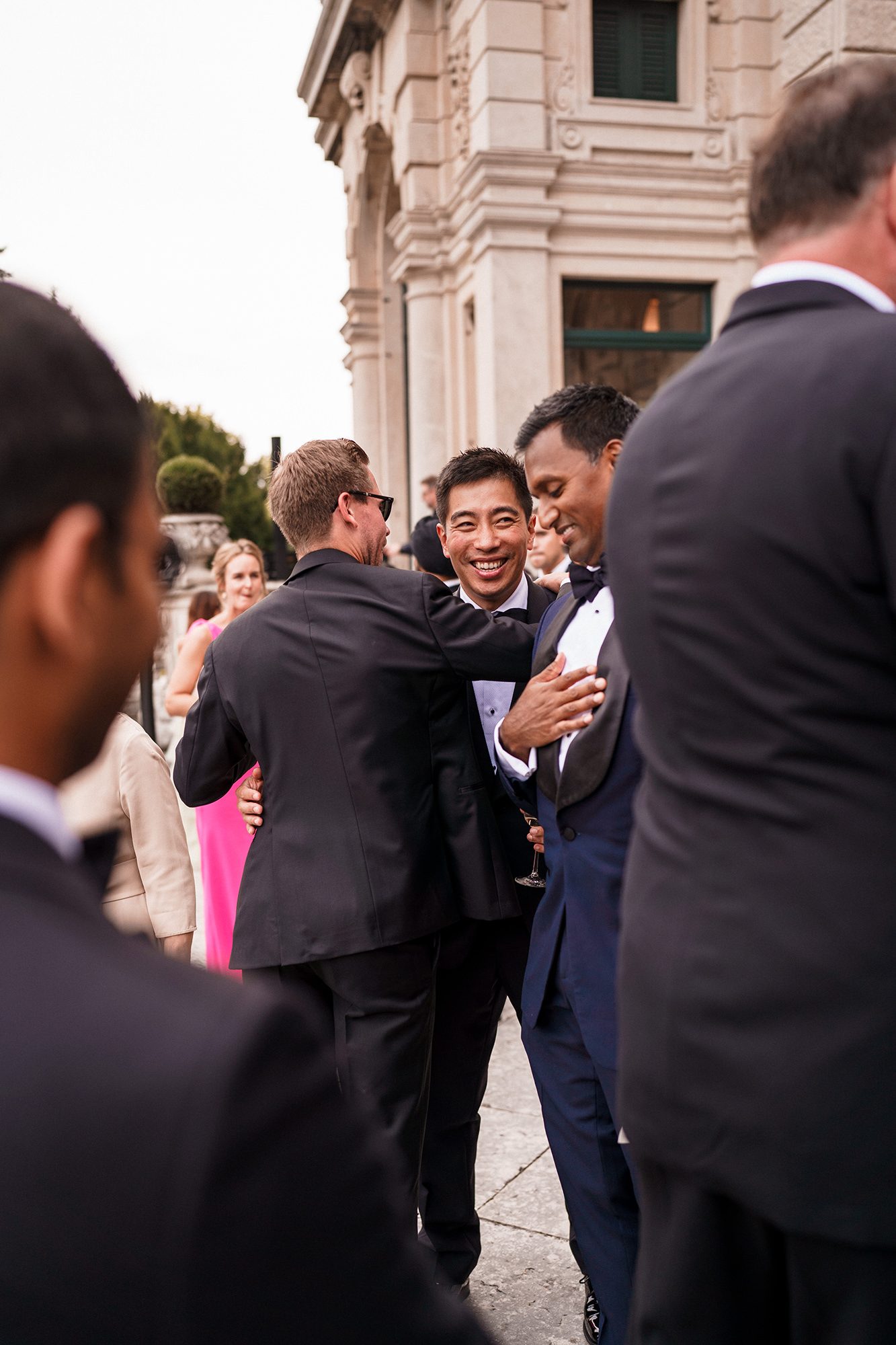 Editorial style portraits at Villa Erba