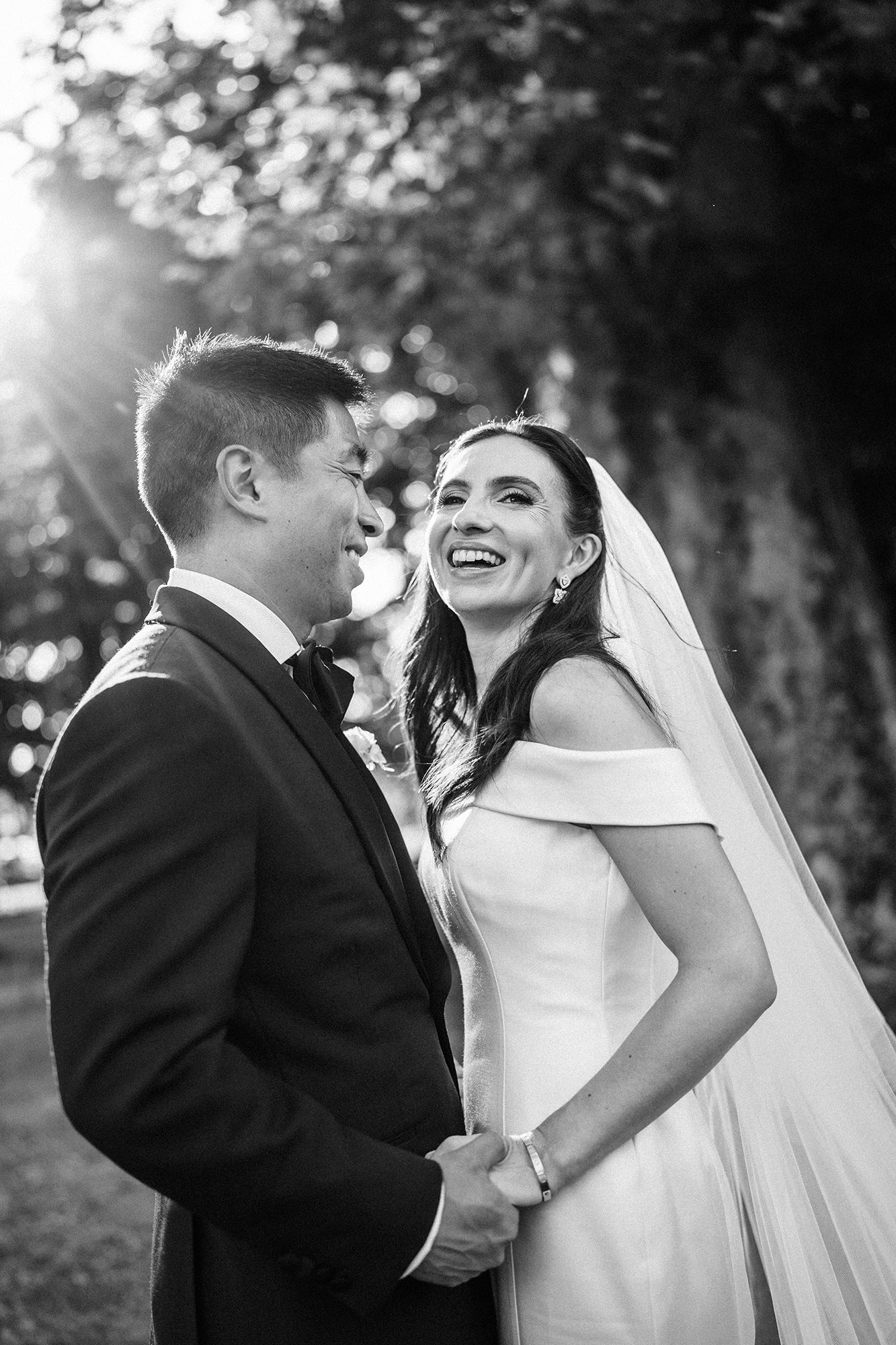 Dinner setup for Lara and Qiao’s wedding