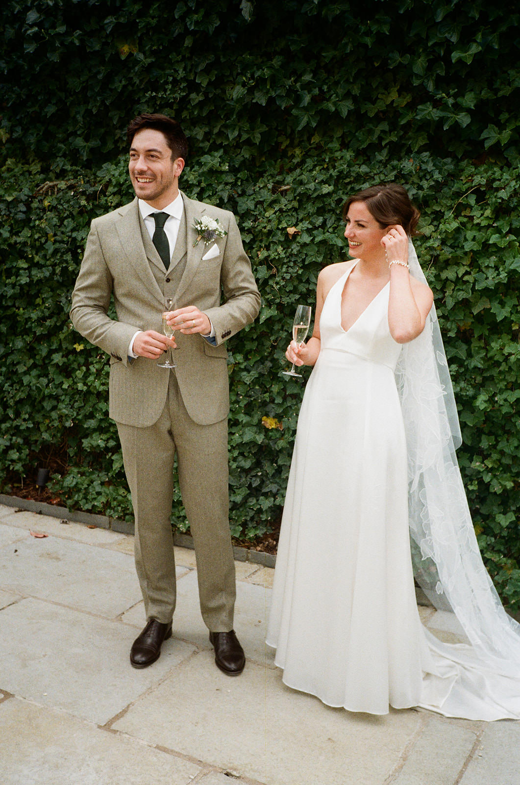 Cotswolds wedding photographed on 35mm film