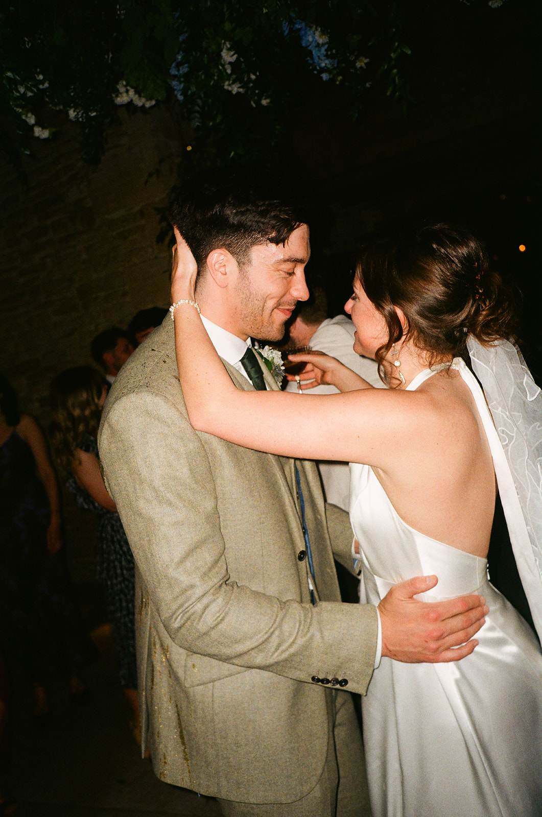 35mm film wedding photograph from Lara and Cameron's Cotswolds wedding