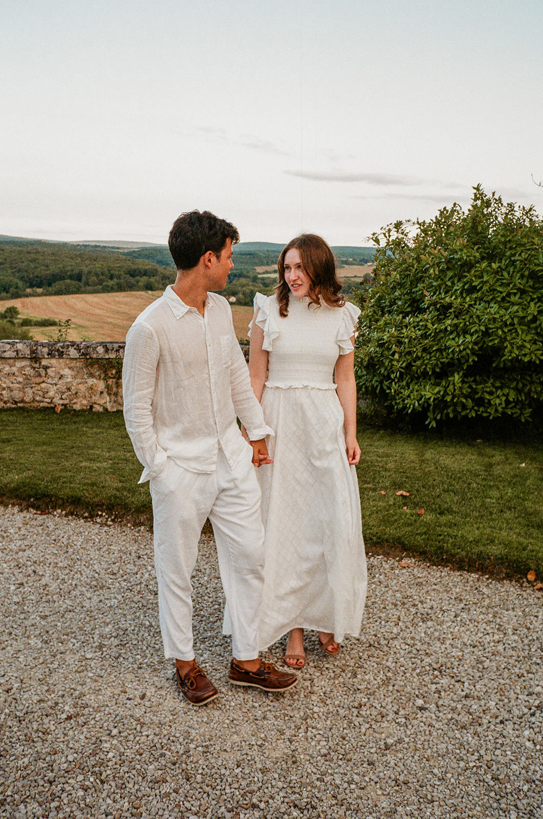 Film wedding photograph from Theo and Rebecca's celebration in France