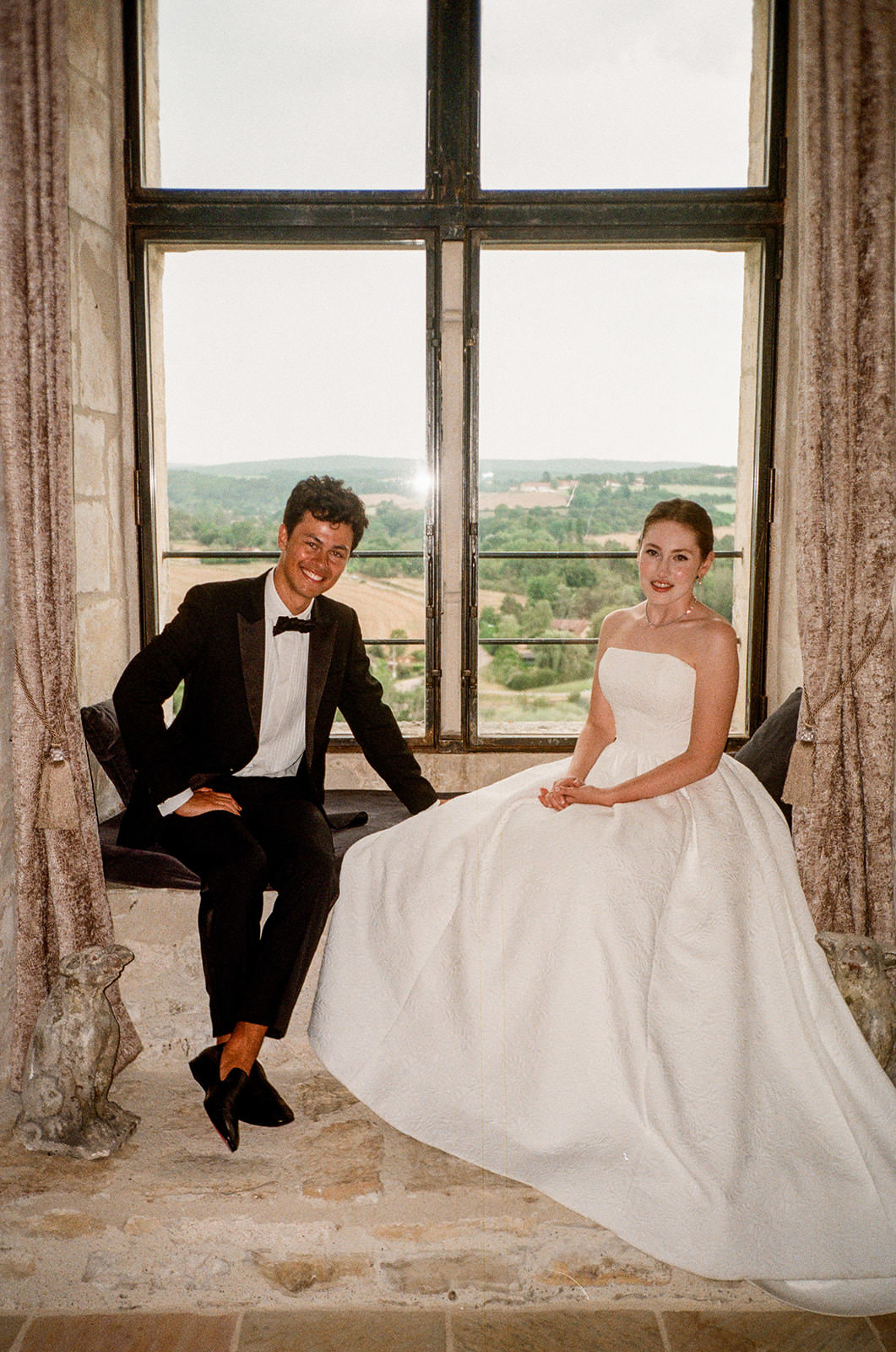 Olympus Mju 2 film photograph from a wedding in France